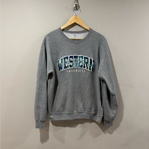 Western University Comfy Crew Sweater
